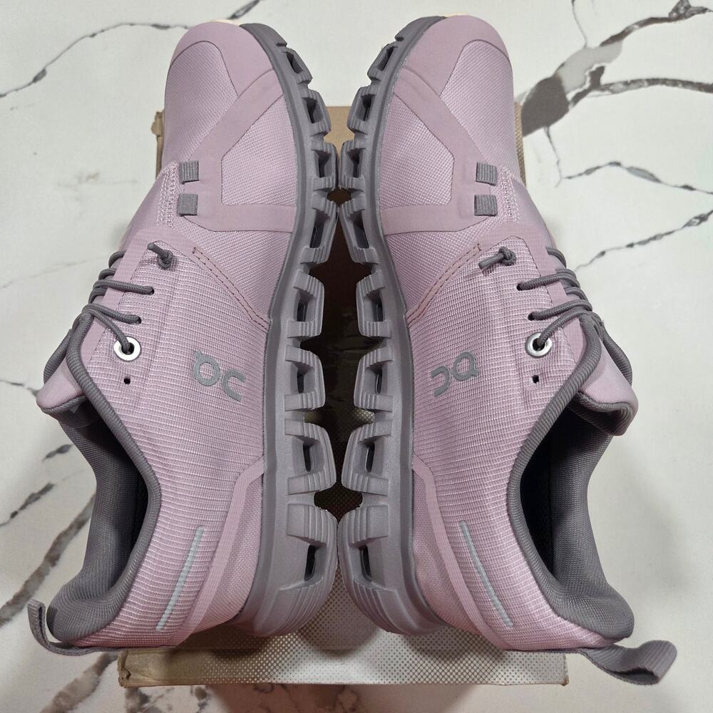 On Running Cloud 6 Waterproof Mauve Zinc Size 7.5 Women's Trail Casual Shoes - Picture 8 of 9
